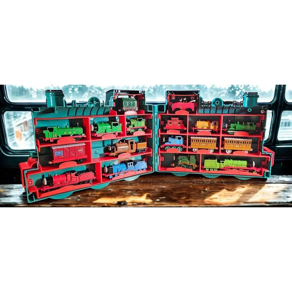 Thomas The Train 2002 Carrying Case With 17 Metal Cars
